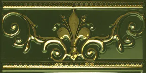 Керамическая плитка CENEFA NOBLESSE VERDE BOTELLA 20*10