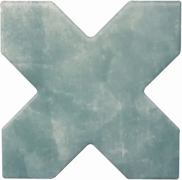 Керамическая плитка BECOLORS CROSS 13,25X13,25 LAGOON