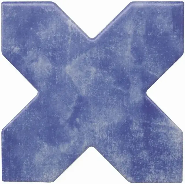 Керамическая плитка BECOLORS CROSS 13,25X13,25 ELECTRIC BLUE