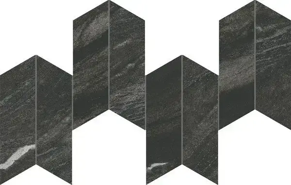 Marvel Diva Black Tempest Mosaico Chevron Velvet
