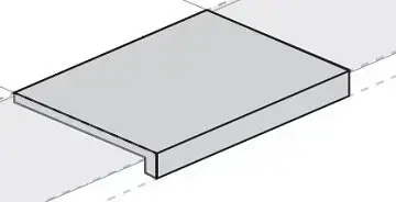 CHARME DELUXE Grigio Orobico Scalino Frontale 33x160/Ш.Д. Гриджио Оробико Ступень Фронтальная 33х160