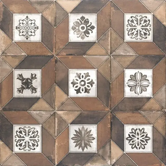 Deco Elegance Brown 20x20