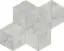 Marvel Grey Cloud Mosaico Esagono Silk