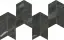 Marvel Diva Black Tempest Mosaico Chevron Velvet