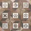 Deco Elegance Brown 20x20