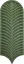 Cifre Alma Scale Green Brillo CFR000087 8×21,5 см, плитка
