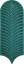 Cifre Alma Scale Emeral Brillo CFR000088 8×21,5 см, плитка